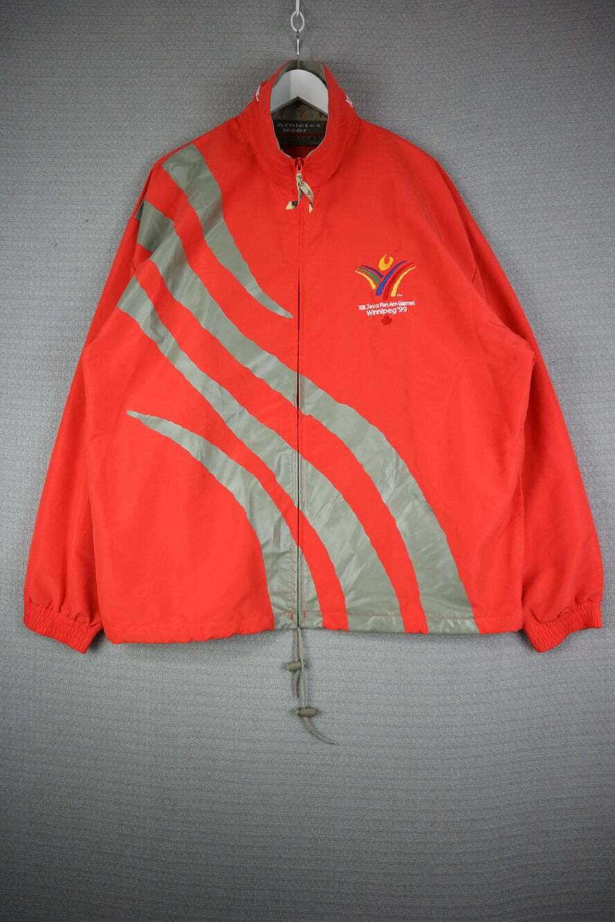 Sports Jacket - 1999 Pan Am Games Winnipeg Windbreaker Jacket Large